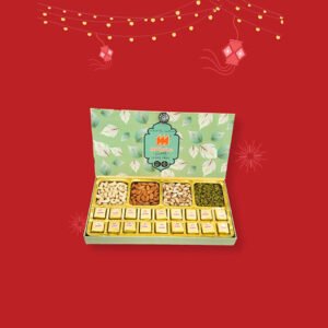 Aglow Green Dry Fruit & Sweet Box