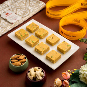 Besan Dry Fruit Barfi