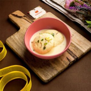 Falahari Kesariya Rasmalai 2 pcs